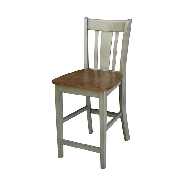 Whitewood Industries Solid Wood San Remo Counter Height Dining Stool - 24" Seat Height S41-102 - main